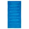 Рушник велюровий "Рибки" (синій) 90х180см 163345