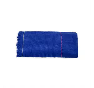Рушник махрово-тканий "Рельєф" (синій) 70х140см 153587