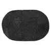 Овальний килимок для ванної кімнати "Lira" (антрацит) 70х120см 166444