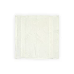 Серветка махрова "Подвійний бордюр" (біла) 30х30см 148384