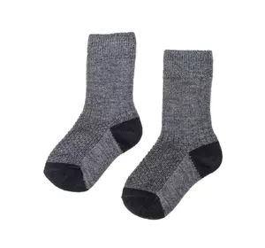 Шкарпетки дитячі сіро-чорні 18-20 (7-8 років) 180321