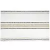 Рушник махрово-тканий "Бежево-коричневі смуги" (білий) 50х80см 153914