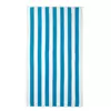 Рушник махровий "Вертикальні смуги біло-сині" 90х160см 163271