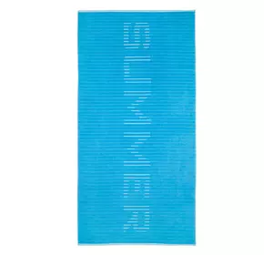Рушник махровий "Смугастий" (блакитний) 90х180см 163004