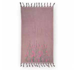 Рушник велюровий Home Line "Spring" (рожевий), 68х127см 126242