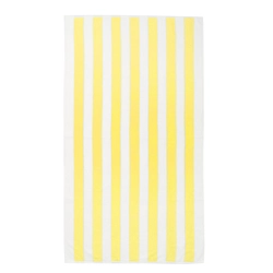 Рушник махровий "Вертикальні смуги біло-жовті" 90х160см 163277