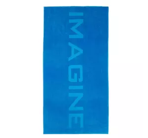 Рушник велюровий "Imagine" (синій) 90х180см 163343