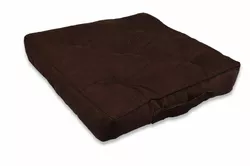 Подушка для сидіння (коричнева) 40х40х7см 131505