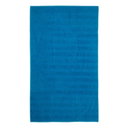 Рушник махровий пляжний "Смугастий" (синій) 90х160см 163180