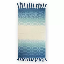 Рушник махровий Home Line "Ocean" (синій), 68х127см 126260