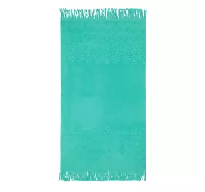 Рушник махровий "Мозаїка" (зелений) 90х160см 163206