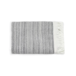 Рушник махрово-тканий "Еврідіка" (сіро-білий) 50х80см 153920