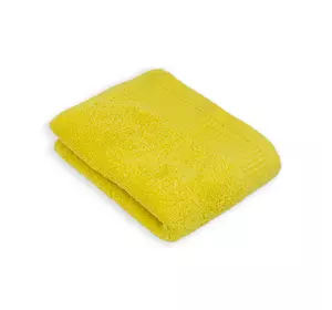Рушник махровий "Стовпчики" (жовтий) 40х60см 153726