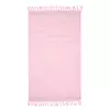 Рушник махрово-тканий "Смугастий" (рожевий) 90х160см 163286