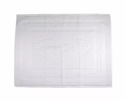 Рушник (килимок) махровий Home Line "Ніжки" (білий), 50х70см 116481