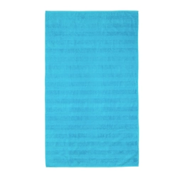 Рушник махровий пляжний "Смугастий" (блакитний) 90х160см 163115