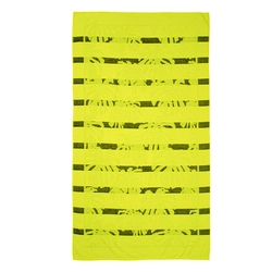 Рушник махрово-тканий "Пальмове листя" (лимонний) 90х160см 163281
