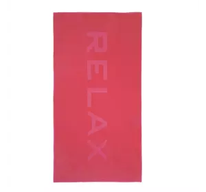 Рушник велюровий "Relax" (фуксія) 90х180см 163358