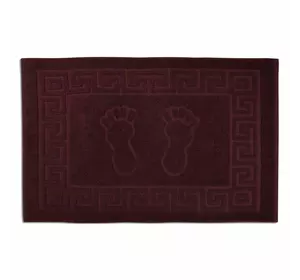Рушник махровий (килимок) Home Line "Ніжки" (коричневий), 50х70см 135804