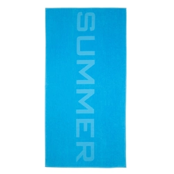 Рушник велюровий "Summer" (блакитний) 90х180см 163339