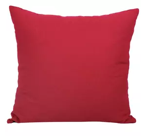 Подушка декоративна з окремим чохлом на блискавці Home Line (червона) 45х45см 157063