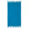 Рушник махрово-тканий пляжний "Зірки" (синій) 90х160см 163188