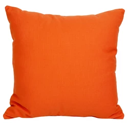 Подушка декоративна з окремим чохлом на блискавці Home Line (помаранчева) 35х35см 157070