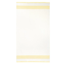 Рушник махровий "Кольорові смуги жовті" (білий) 90х160см 163268
