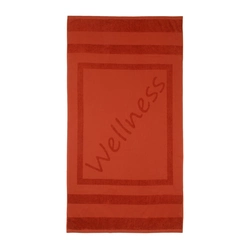 Рушник махрово-тканий "Wellness" (терракот) 90х160см 163287
