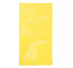 Рушник велюровий "Тукан" (жовтий) 90х180см 163347