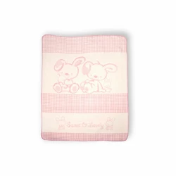 Плед Merinos "Друзі" з іграшкою (рожевий) 100х120см 142597 Плед Merinos "Друзі" з іграшкою (рожевий) 100х120см 142597