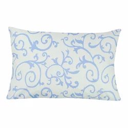 Наволочка бязева Home Line "Вензель" (блакитний) 50х70см 165089 Наволочка бязева Home Line "Вензель" (блакитний) 50х70см 165089