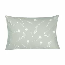 Наволочка бязева Home Line "Волошки сірі та білі на білому та сірому" 50х70см 164244 Наволочка бязева Home Line "Волошки сірі та білі на білому та сірому" 50х70см 164244