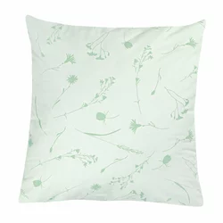 Наволочка бязева Home Line "Волошки світло-зелені на білому" 70х70см 163078 Наволочка бязева Home Line "Волошки світло-зелені на білому" 70х70см 163078