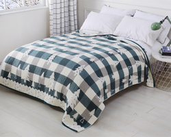 Ковдра ткана Home Line "Ялинка" (зелена) 200х220см 137651 Ковдра ткана Home Line "Ялинка" (зелена) 200х220см 137651