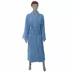 Халат махровий L/XL "Бембі" (блакитний) 82412 Халат махровий L/XL "Бембі" (блакитний) 82412