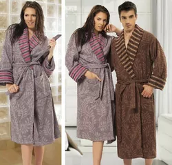 Халат махровий L/XL "Dione" (біло-зелений) 99998 Халат махровий L/XL "Dione" (біло-зелений) 99998