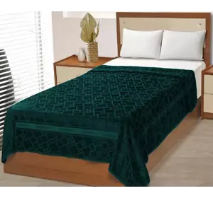 Простирадло махрове Shamrock (темно-зелене) 150х200см 96716 Простирадло махрове Shamrock (темно-зелене) 150х200см 96716