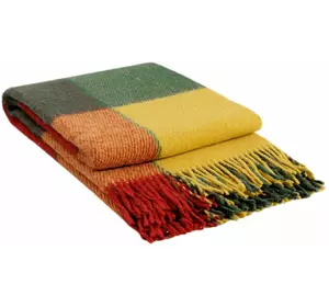 Плед Vladi "Ельф" (жовто-червоно-зелений) 170х210см 104918 Плед Vladi "Ельф" (жовто-червоно-зелений) 170х210см 104918