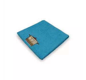 Рушник махровий кухонний Home Line з вишивкою (бірюзовий) 40х60см 116937 Рушник махровий кухонний Home Line з вишивкою (бірюзовий) 40х60см 116937