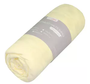 Простирадло трикотажне на резинці Home Line (жовтий) 180х200см 159148 Простирадло трикотажне на резинці Home Line (жовтий) 180х200см 159148