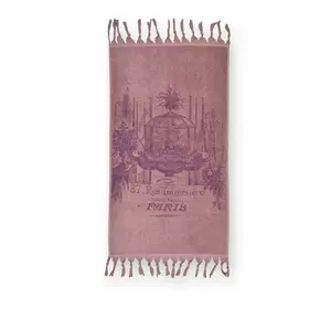 Рушник велюровий Home Line "Paris" (рожевий), 68х127см 126250 Рушник велюровий Home Line "Paris" (рожевий), 68х127см 126250