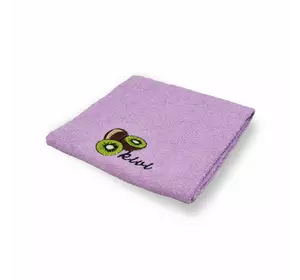 Рушник махровий кухонний Home Line з вишивкою (ліловий) 40х60см  116938 Рушник махровий кухонний Home Line з вишивкою (ліловий) 40х60см  116938