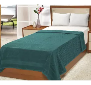 Простирадло махрове Shamrock (темно-блакитне) 150х200см 96729 Простирадло махрове Shamrock (темно-блакитне) 150х200см 96729