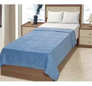 Простирадло махрове Home Line "Карелі" (блакитне) 150х200см 56790 Простирадло махрове Home Line "Карелі" (блакитне) 150х200см 56790