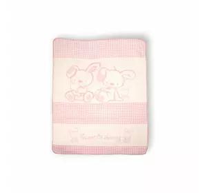 Плед Merinos "Друзі" з іграшкою (рожевий) 100х120см 142597 Плед Merinos "Друзі" з іграшкою (рожевий) 100х120см 142597