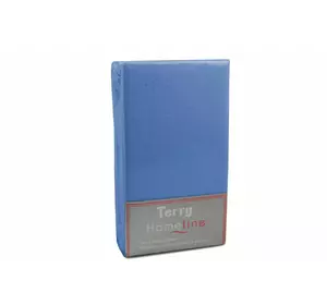 Простирадло махрове на резинці Home Line (синє) 180х200см 105550 Простирадло махрове на резинці Home Line (синє) 180х200см 105550