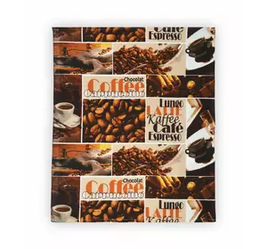 Рушник вафельний кухонний Home Line  "Кава" 50х60см 135107 Рушник вафельний кухонний Home Line  "Кава" 50х60см 135107