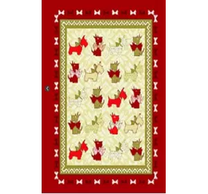 Рушник вафельний кухонний Home Line "Собаки з бантиками" 45х60см 133629 Рушник вафельний кухонний Home Line "Собаки з бантиками" 45х60см 133629