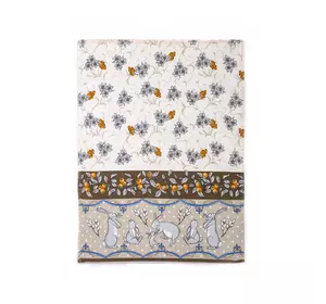 Рушник вафельний Home Line "Пасхальні зайці" (сірий) 45х60см 152744 Рушник вафельний Home Line "Пасхальні зайці" (сірий) 45х60см 152744